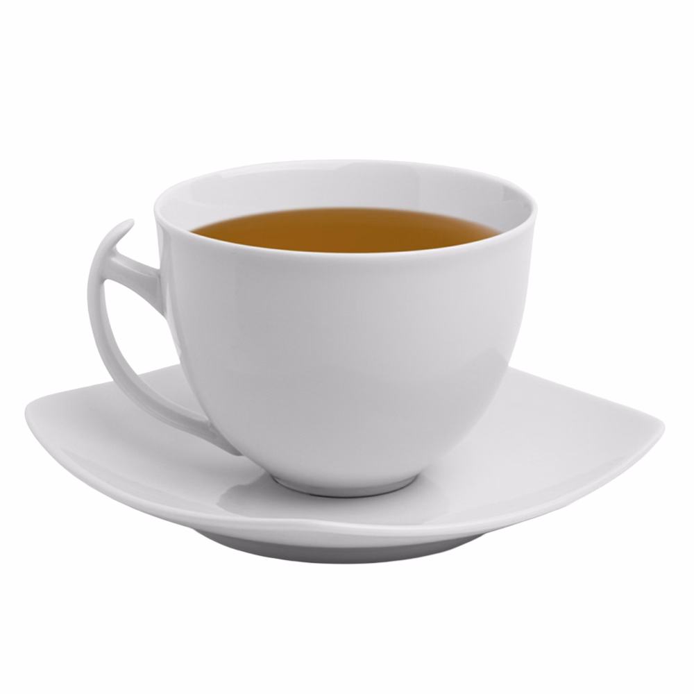 Teás csésze + alj ROTBERG Quadrate 500 ml 4 darabos