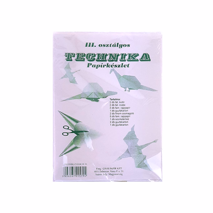 Technika csomag III.oszt
