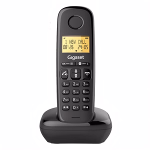 Telefon GIGASET Basic 100A asztali vezeték nélküli fekete