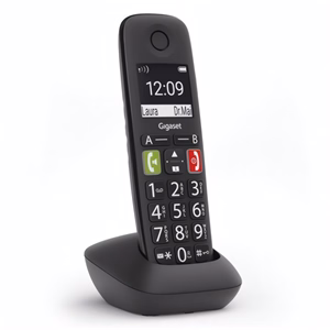 Telefon GIGASET Comfort E290HX asztali vezeték nélküli fekete