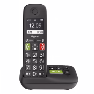 Telefon GIGASET E290A asztali vezeték nélküli fekete
