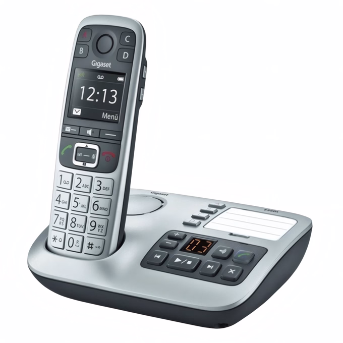 Telefon GIGASET E560A asztali vezeték nélküli ezüst