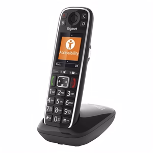 Telefon GIGASET E720A asztali vezeték nélküli fekete