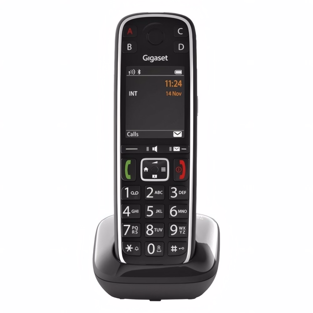 Telefon GIGASET E720A asztali vezeték nélküli fekete
