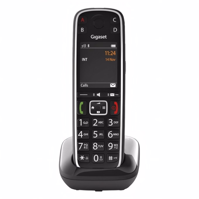 Telefon GIGASET E720A asztali vezeték nélküli fekete
