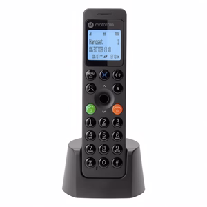 Telefon MOTOROLA DOT201 asztali vezeték nélküli fekete
