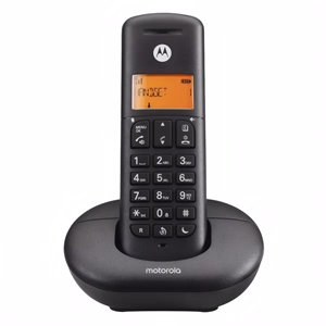 Telefon MOTOROLA E201 asztali vezeték nélküli fekete