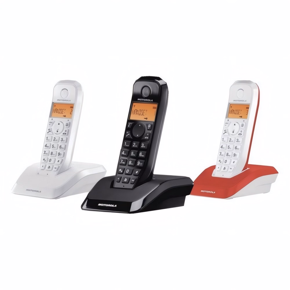 Telefon MOTOROLA S1203 asztali vezeték nélküli 3 kézibeszélő