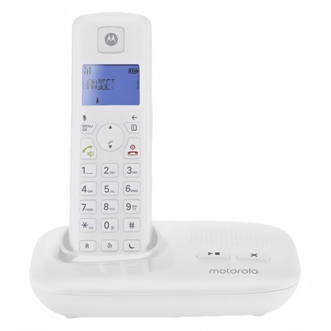 Telefon MOTOROLA T411 asztali vezeték nélküli fehér