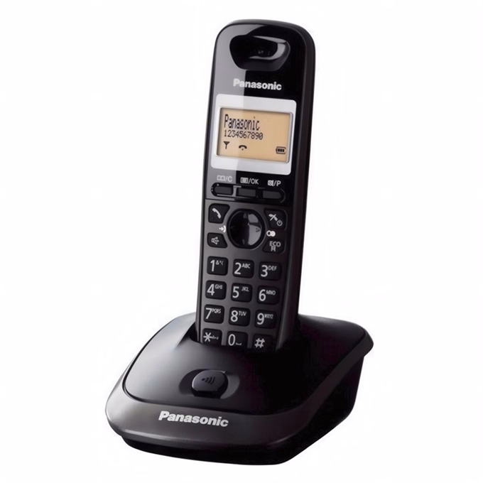 Telefon PANASONIC KX-TG2511HGT DECT asztali vezeték nélküli fekete