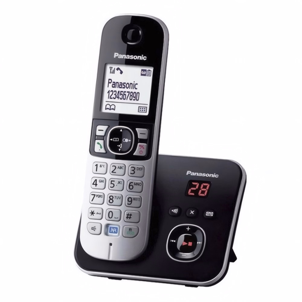 Telefon PANASONIC KX-TG6821PDB asztali vezeték nélküli ezüst