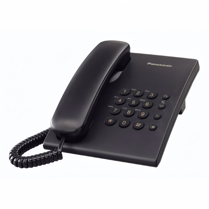 Telefon PANASONIC KX-TS500HGB asztali fekete