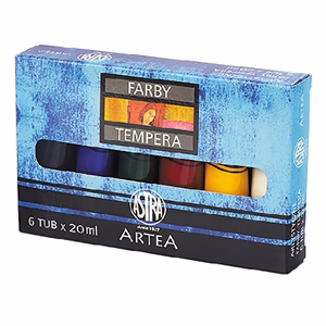Tempera ASTRA 20 ml 6 szín/készlet