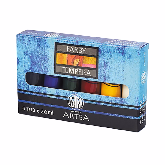 Tempera ASTRA 20 ml 6 szín/készlet