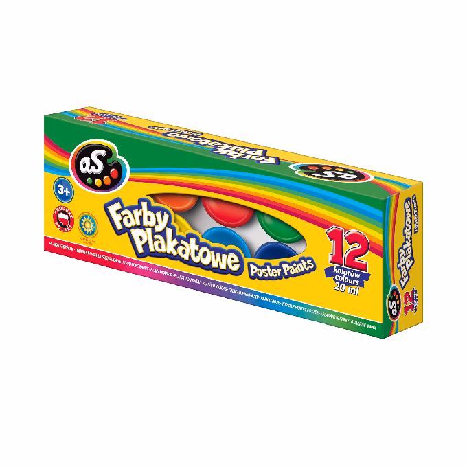 Tempera ASTRA tégelyes 20 ml 12 szín/készlet