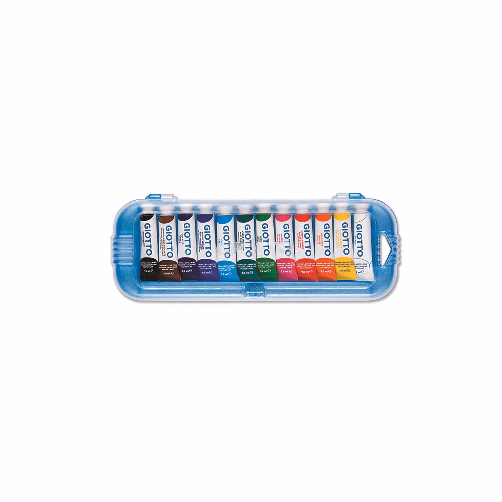 Tempera GIOTTO 7,5 ml tubusos 12 darabos