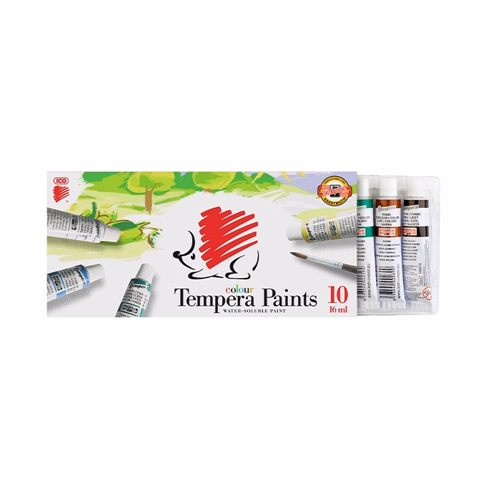 Tempera ICO Süni 10 darabos 16 ml
