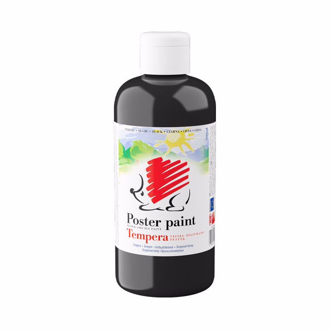 Tempera ICO Süni 500 ml fekete
