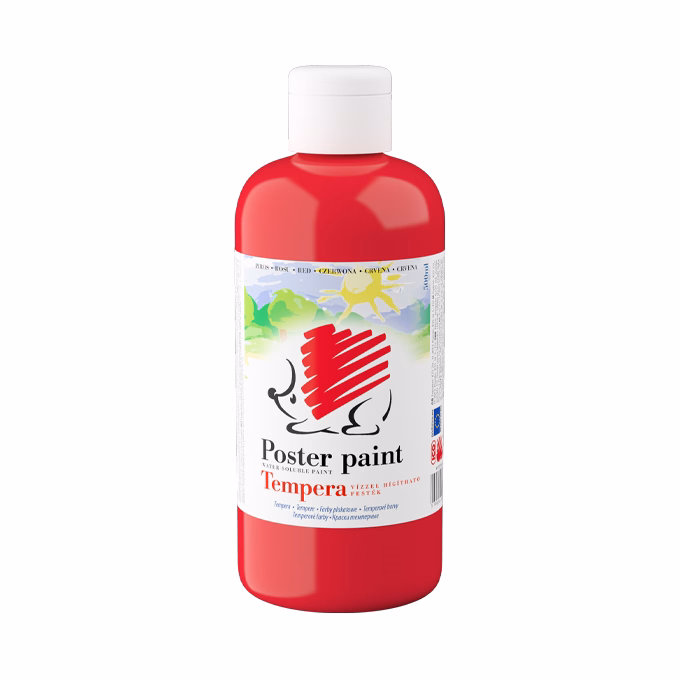 Tempera ICO Süni 500 ml piros