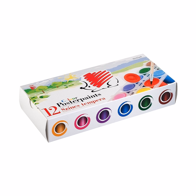 Tempera ICO Süni tégelyes 12 darabos 25 ml
