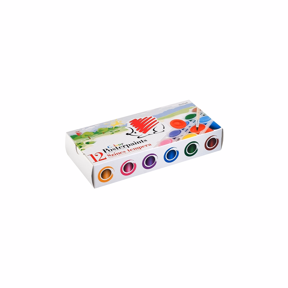 Tempera ICO Süni tégelyes 12 darabos 25 ml