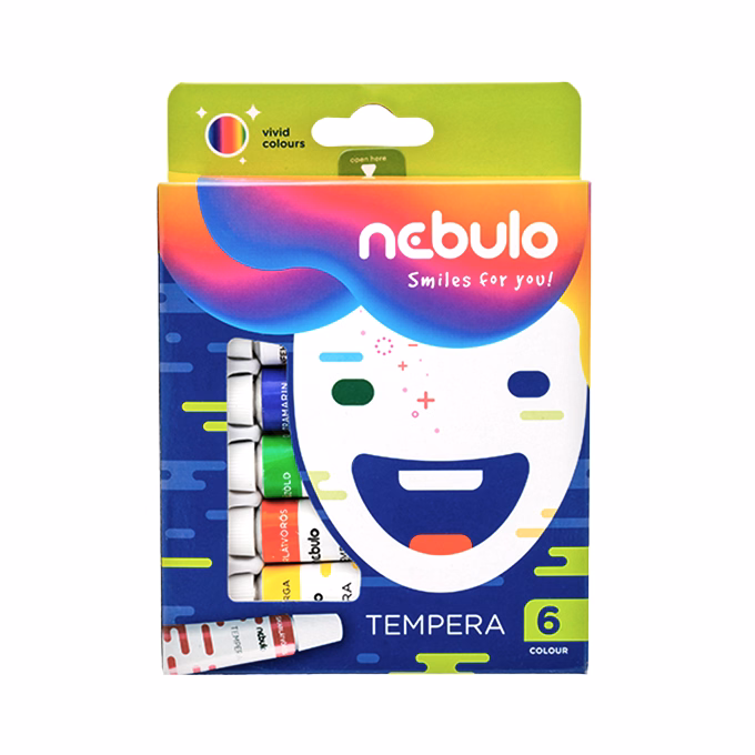 Tempera NEBULO 12 ml 6 darabos
