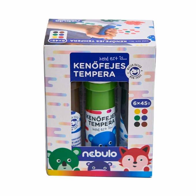 Tempera NEBULO kenőfejes 6 darabos 45 ml