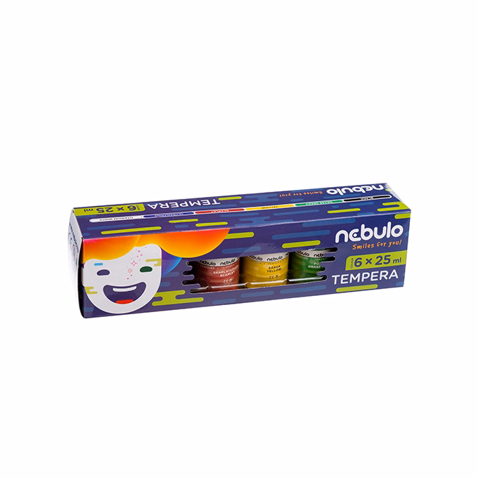 Tempera NEBULO tégelyes 6 darabos 25 ml