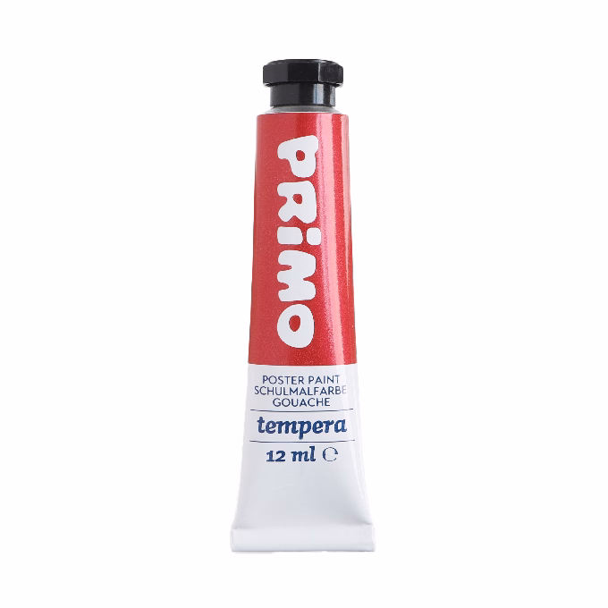 Tempera PRIMO 12 ml 4 neon + 8 metál 12 szín/készlet