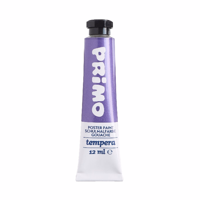 Tempera PRIMO 12 ml 4 neon + 8 metál 12 szín/készlet