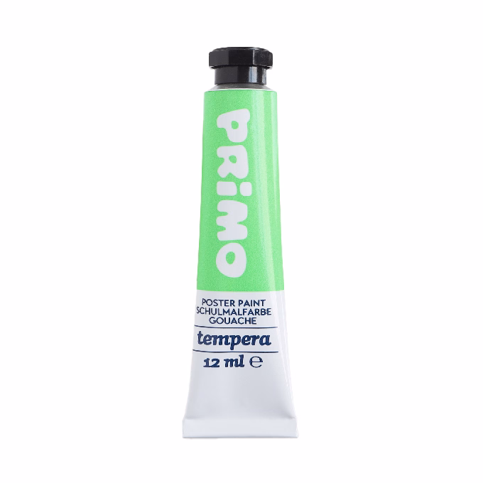 Tempera PRIMO 12 ml 4 neon + 8 metál 12 szín/készlet