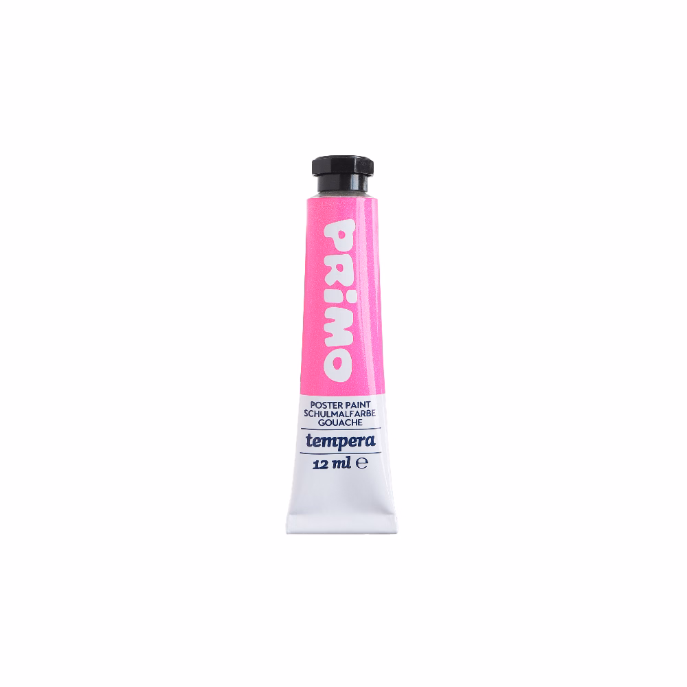 Tempera PRIMO 12 ml 4 neon + 8 metál 12 szín/készlet