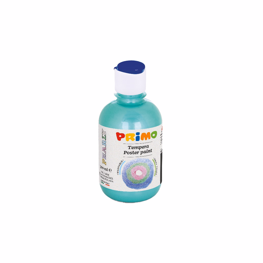 Tempera PRIMO 300 ml csillámos zöld