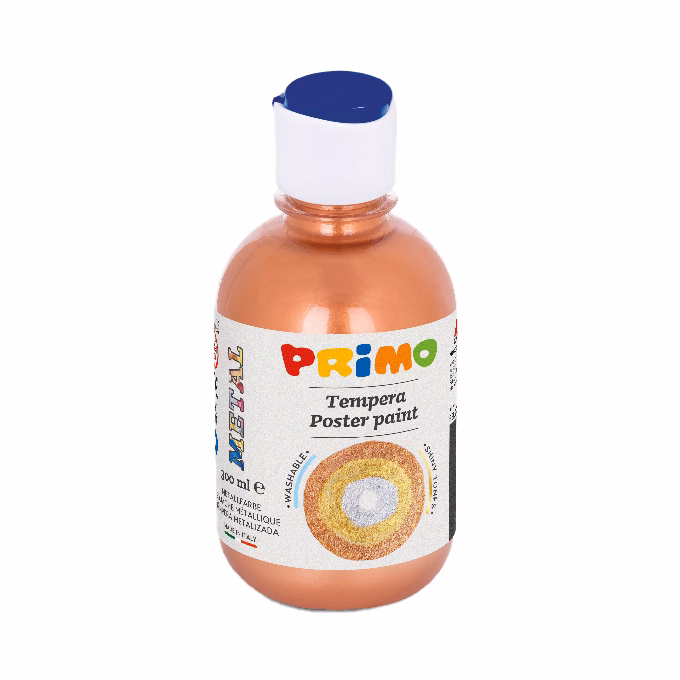 Tempera PRIMO 300 ml metál barna