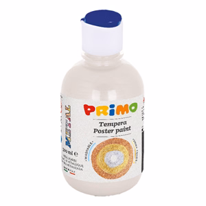 Tempera PRIMO 300 ml metál fehér