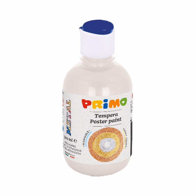Tempera PRIMO 300 ml metál fehér