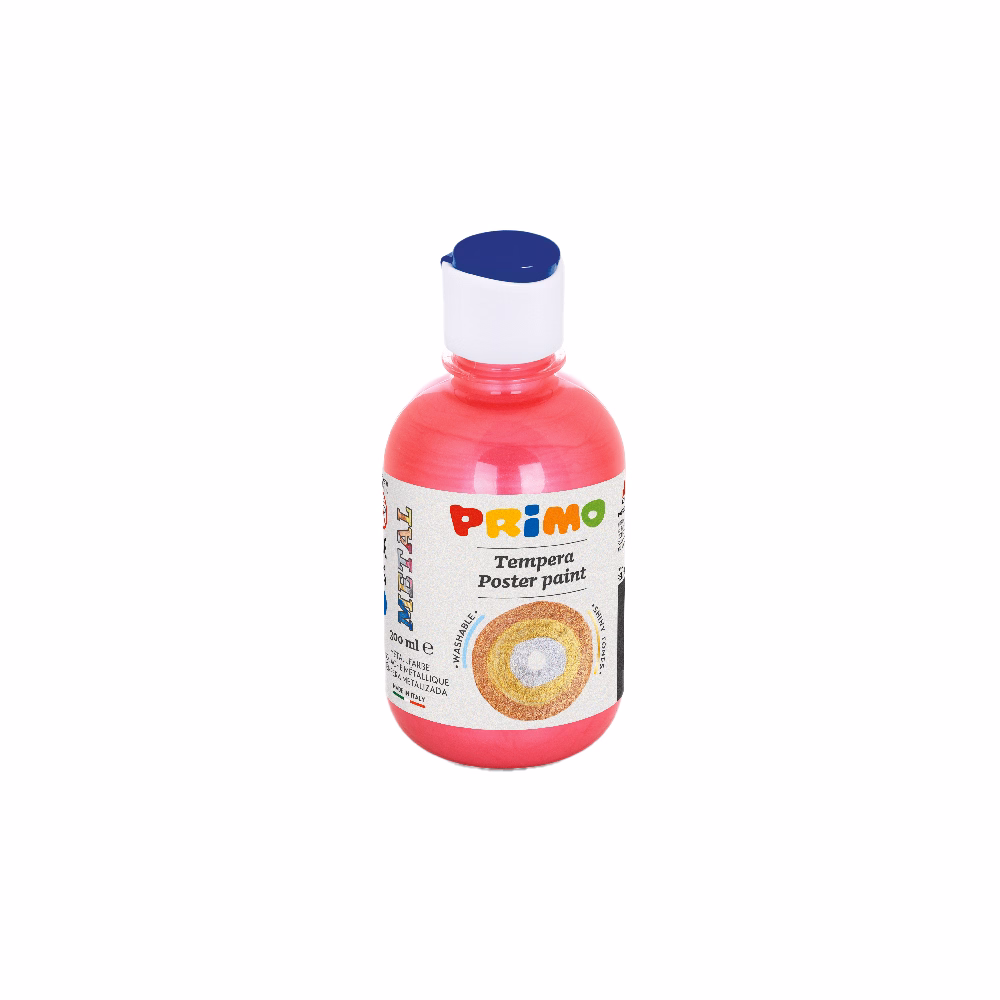 Tempera PRIMO 300 ml metál piros