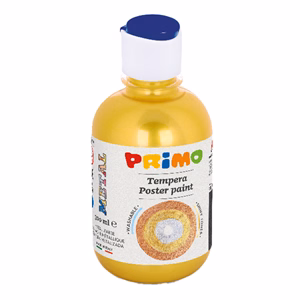 Tempera PRIMO 300 ml metál sárga