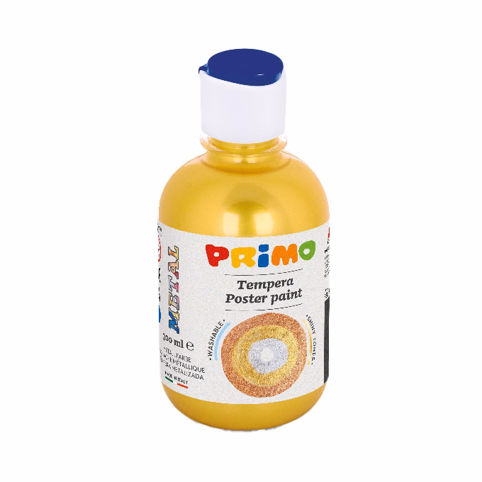 Tempera PRIMO 300 ml metál sárga