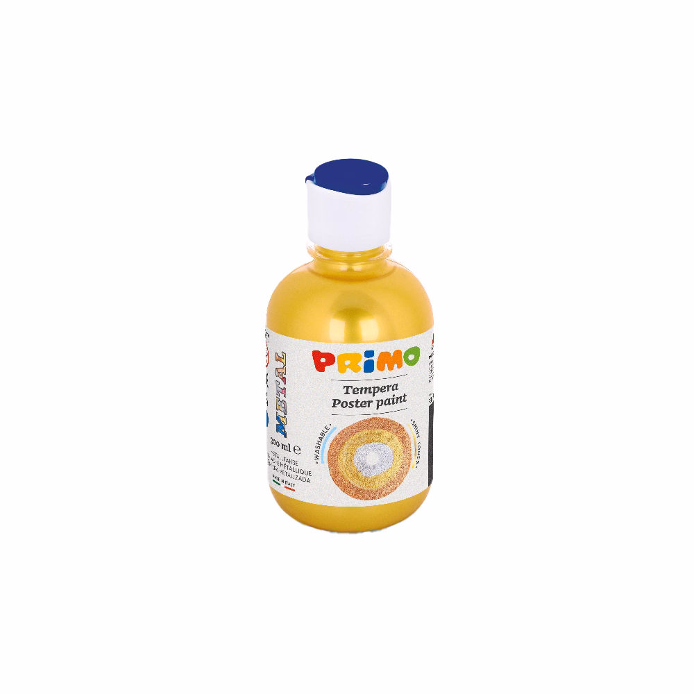 Tempera PRIMO 300 ml metál sárga