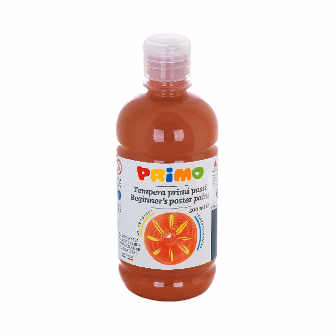 Tempera PRIMO 500 ml barna