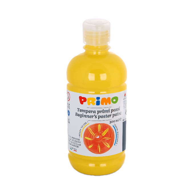 Tempera PRIMO 500 ml citromsárga