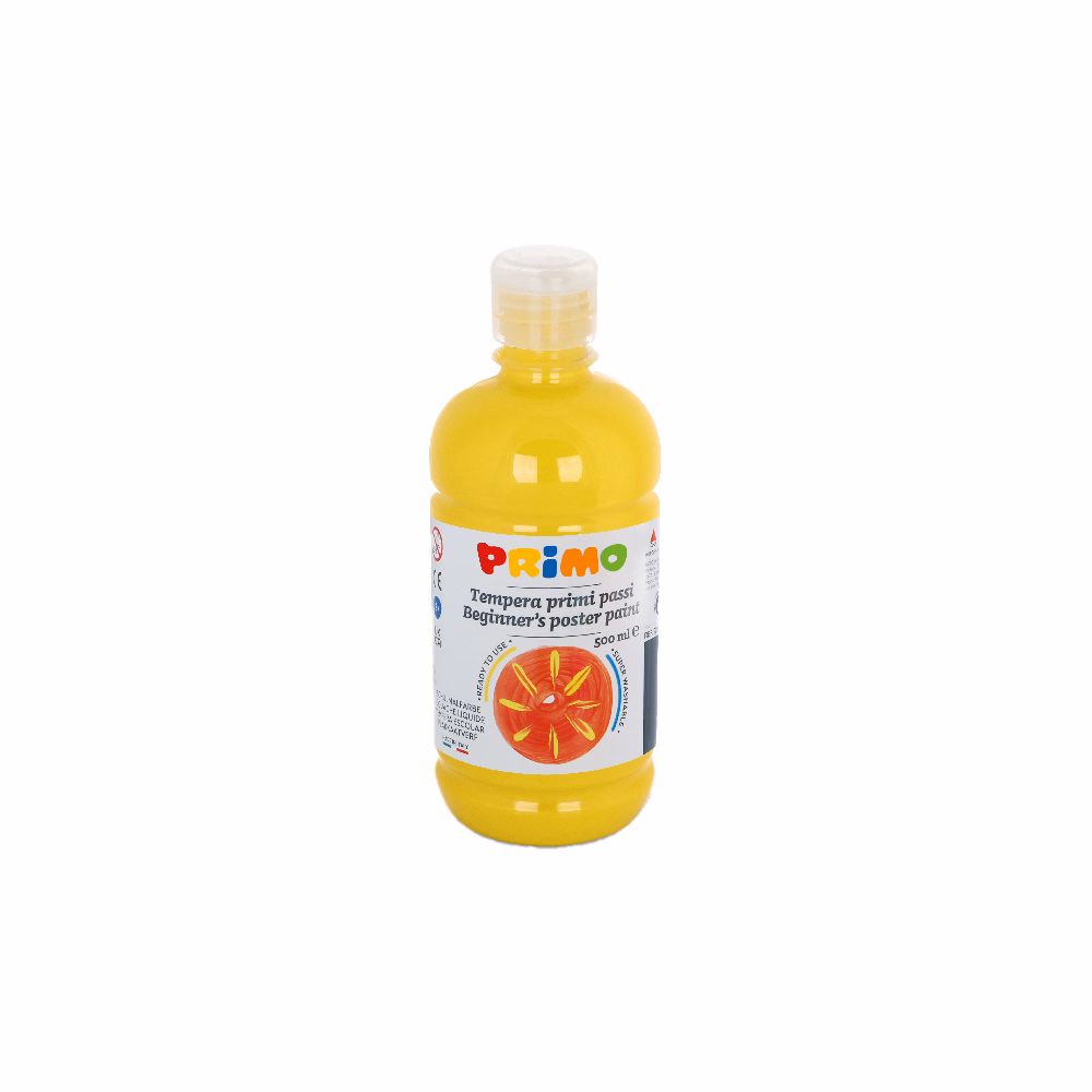 Tempera PRIMO 500 ml citromsárga
