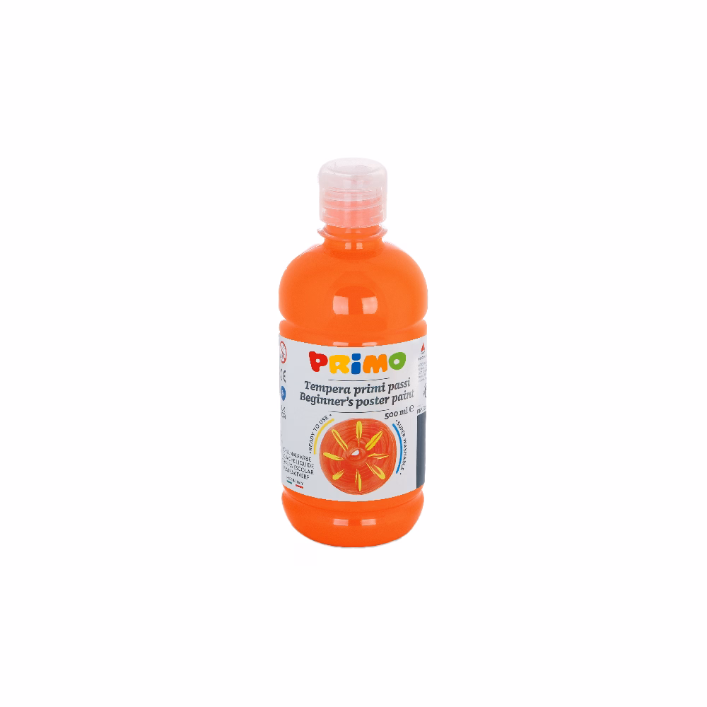 Tempera PRIMO 500 ml narancssárga Tempera PRIMO 500 ml narancssárga