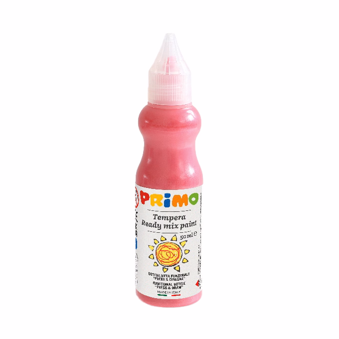 Tempera PRIMO 50 ml 4 neon + 4 metál 8 darabos