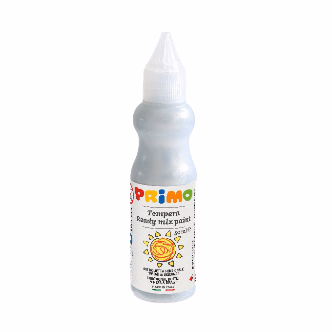 Tempera PRIMO 50 ml 4 neon + 4 metál 8 darabos