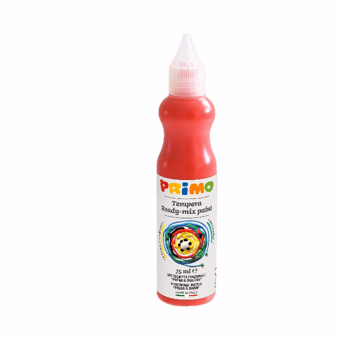Tempera PRIMO 75 ml vegyes 6 szín/készlet
