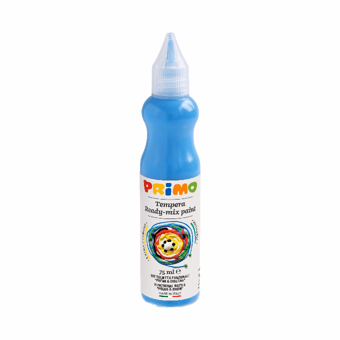 Tempera PRIMO 75 ml vegyes 6 szín/készlet