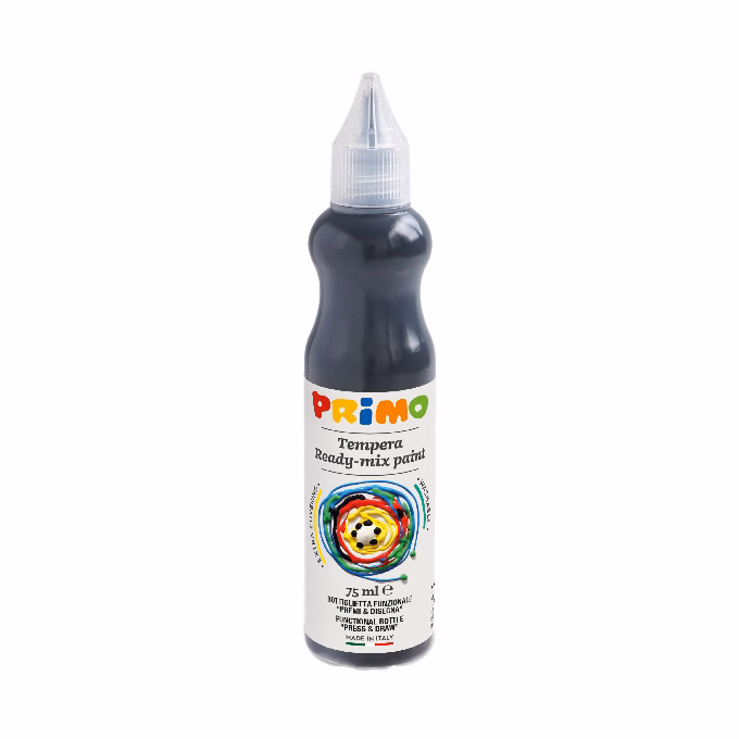 Tempera PRIMO 75 ml vegyes 6 szín/készlet