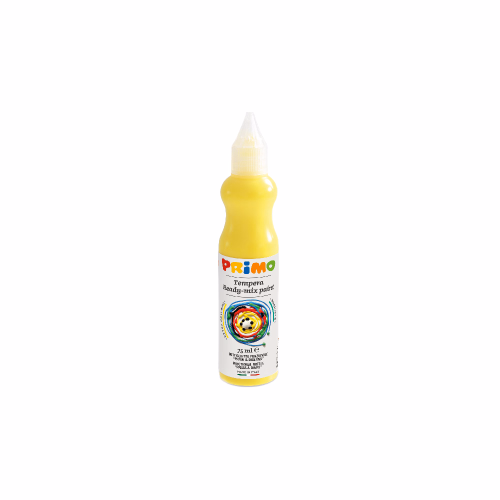 Tempera PRIMO 75 ml vegyes 6 szín/készlet